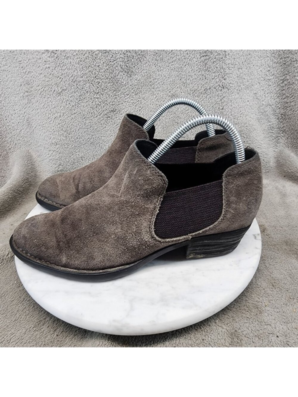 Born Shoes Womens Size 7.5 M Dallia Brown Leather Chelsea Ankle Boots *Read*